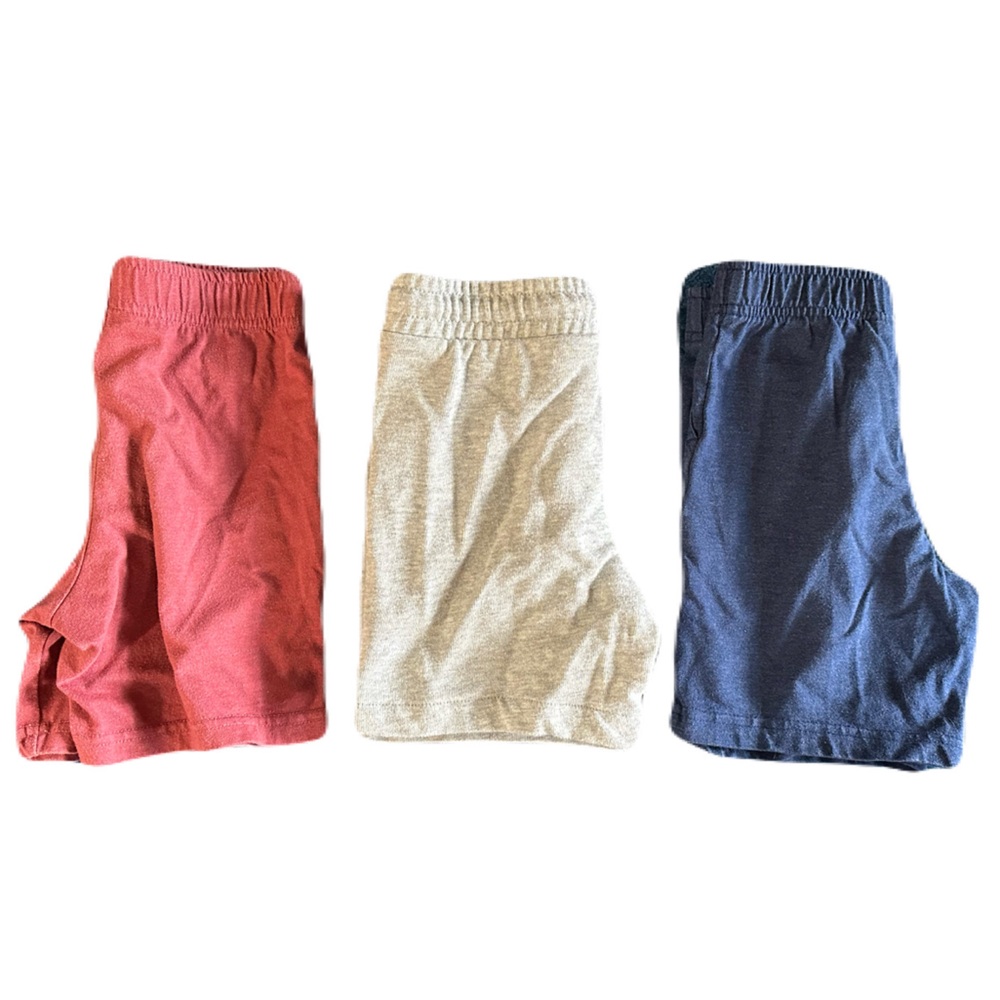 OshKosh B'gosh Shorts Bundle- Blue, Gray, Red 4T